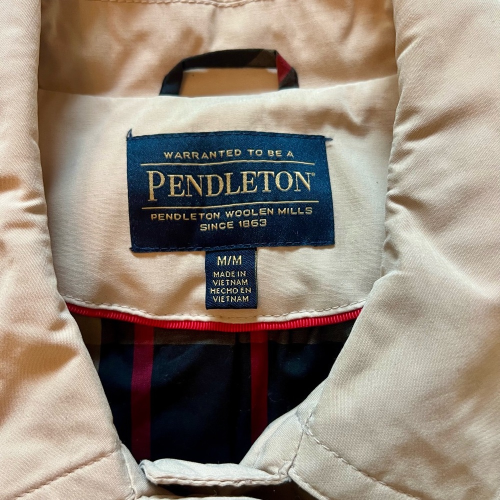 Pendleton Beige Trench Coat - image 2